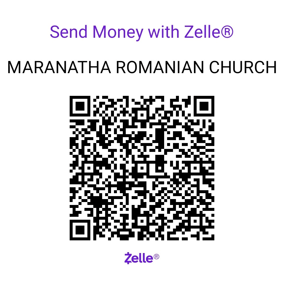 Donate with Zelle to Maranatha Romanian Church