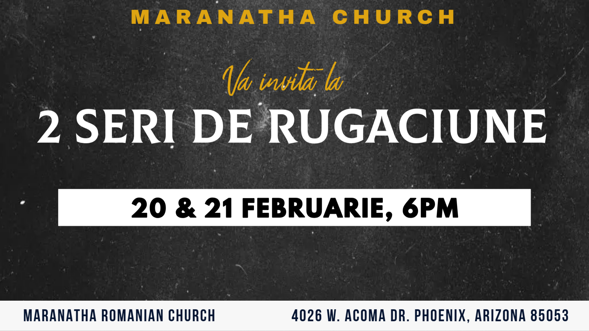 Seri de Rugaciune 2026
