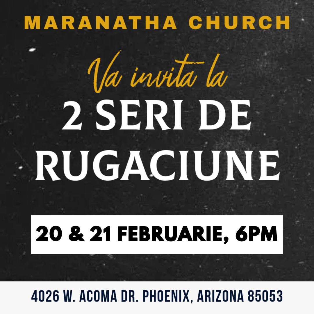 Seri de Rugaciune Februarie 2026